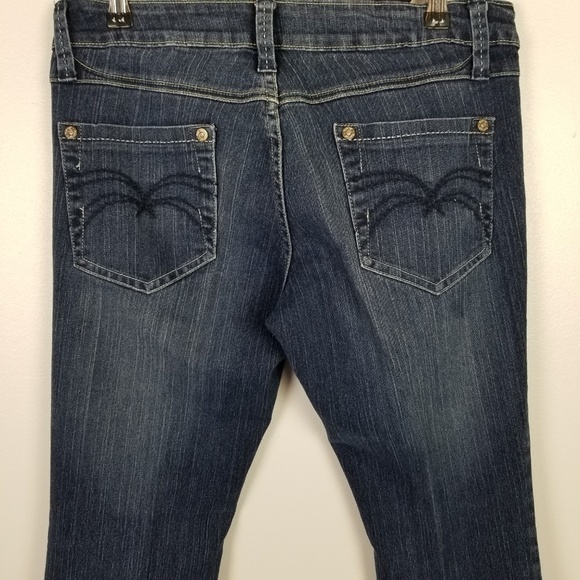 Highway Boot Leg Mid-Rise Distressed Jeans - Picture 6 of 8